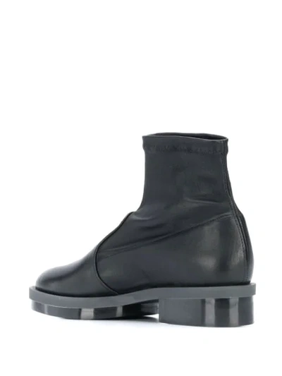 Shop Clergerie Roll Ankle Boots In Black