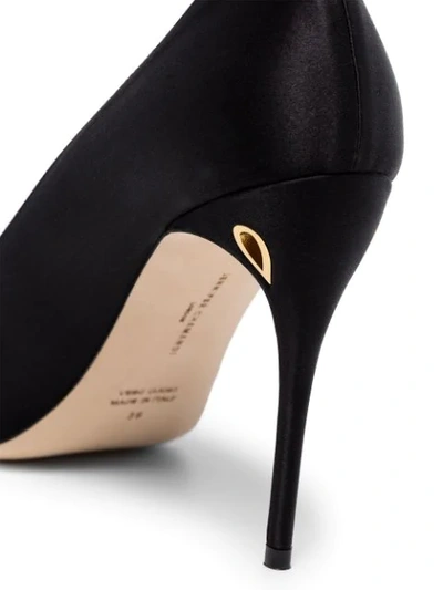 Shop Jennifer Chamandi Lorenzo 105mm Pumps In Black