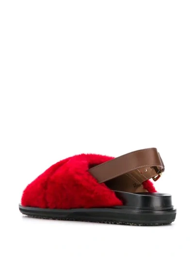 Shop Marni Slip-on Sandals In Black