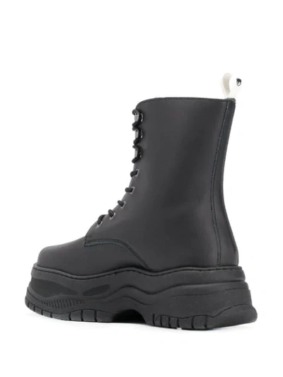 Shop Chiara Ferragni Army Ankle Boots In Black