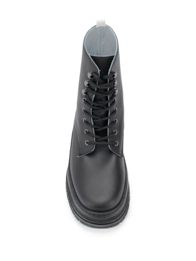 Shop Chiara Ferragni Army Ankle Boots In Black