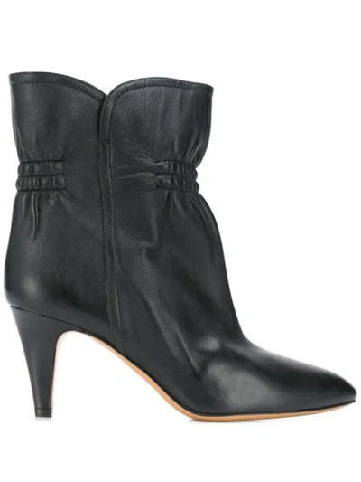 Shop Isabel Marant Dedie Ankle Boots In Black