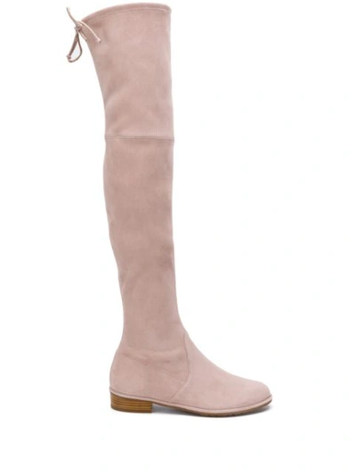 Shop Stuart Weitzman Lowland Over In Neutrals