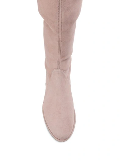 STUART WEITZMAN LOWLAND OVER-THE-KNEE BOOTS - 大地色