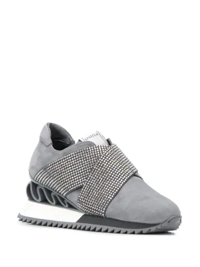 Shop Le Silla Reiko Sneakers In Grey