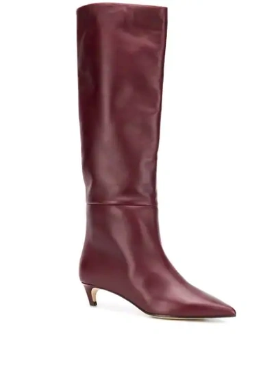 Shop Jimmy Choo Maxima 35 Boots In Red