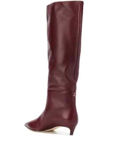Shop Jimmy Choo Maxima 35 Boots In Red