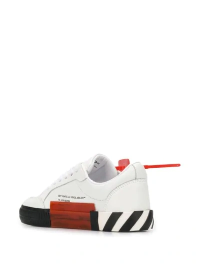 Shop Off-white Low-top Stripe Sneakers In White