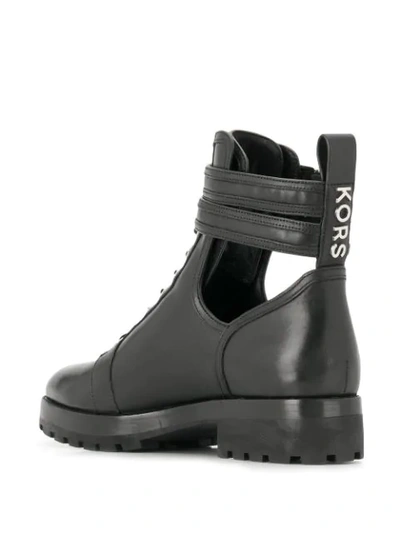 Shop Michael Michael Kors Botts Fibbie Boots In Black