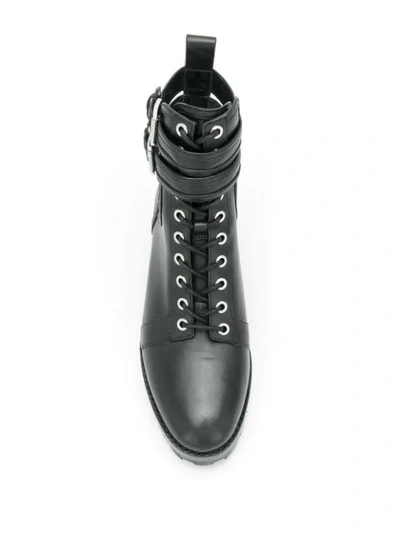 Shop Michael Michael Kors Botts Fibbie Boots In Black