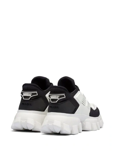 Prada Cloudbust Thunder Lug Platform Sneaker In White