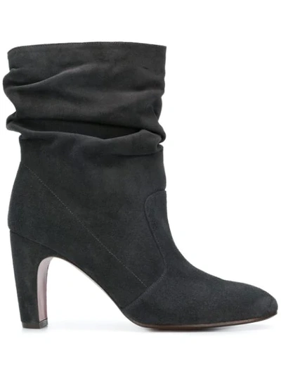 Shop Chie Mihara Round Toe Boots - Black