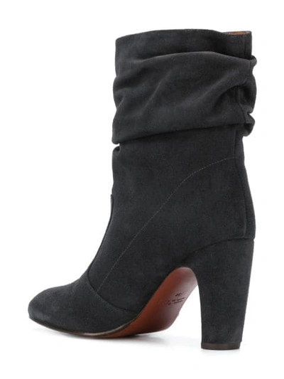 Shop Chie Mihara Round Toe Boots - Black