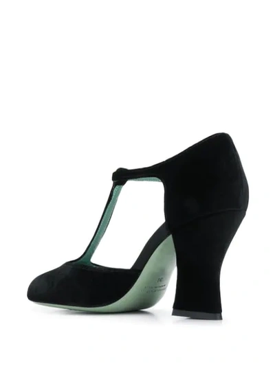 Shop Paola D'arcano Round-toe Pumps In Black