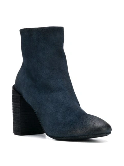 Shop Marsèll Zipped High Ankle Boots - Blue