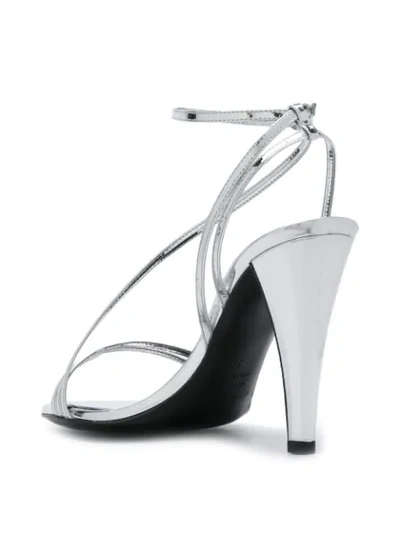 Shop Isabel Marant Arora High Sandals In Silver