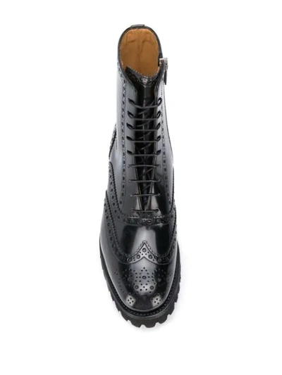 Shop Church's Cammy Oxford Brogue Boots In Black