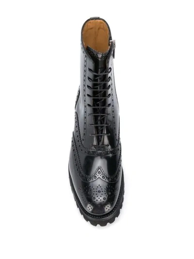 CHURCH'S BROGUE BOOTS - 黑色