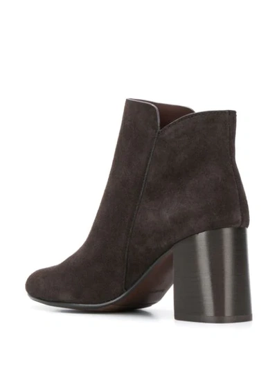 SEE BY CHLOÉ HIGH HEEL ANKLE BOOTS - 棕色