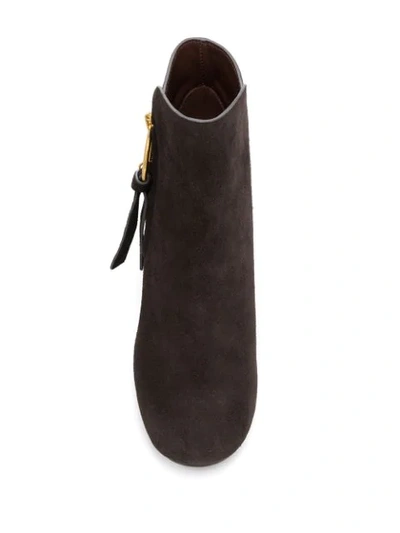 Shop See By Chloé High Heel Ankle Boots In Brown