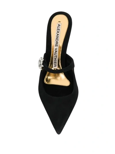 ALEXANDRE VAUTHIER HEELED MCKENNA MULES - 黑色