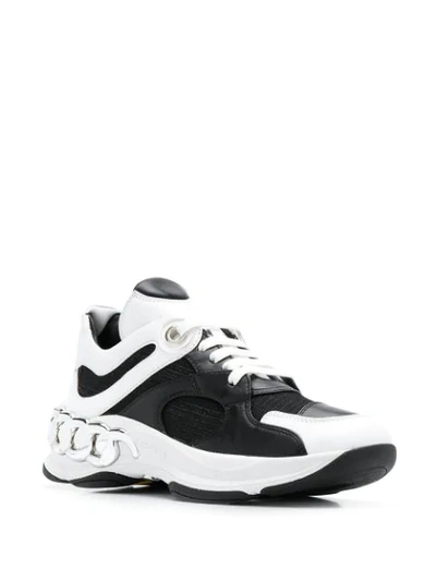Shop Casadei Dynamic Runner Sneakers In White