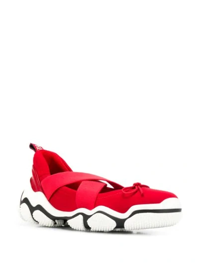 Shop Red Valentino Red(v) Ballet Sneakers