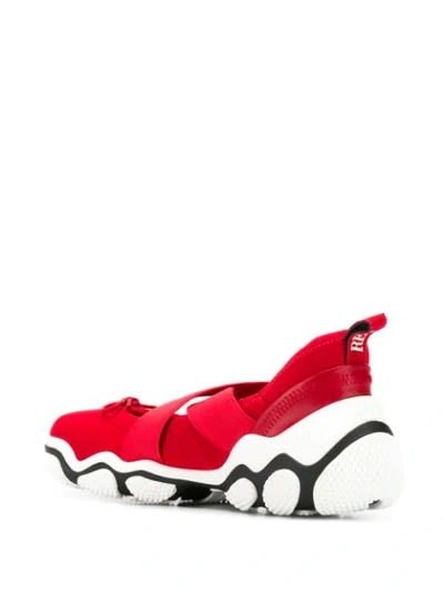 RED VALENTINO RED(V) BALLET SNEAKERS - 红色