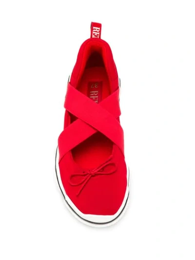 Shop Red Valentino Red(v) Ballet Sneakers