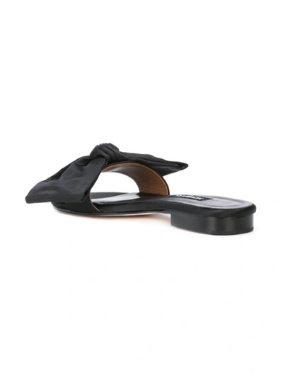 Shop Newbark Eva Bow Sandals In Black