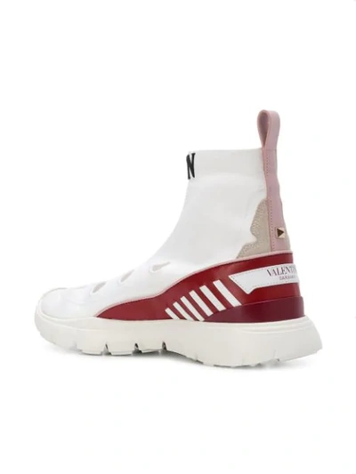 Shop Valentino Teen Heroes Her Sneakers In White