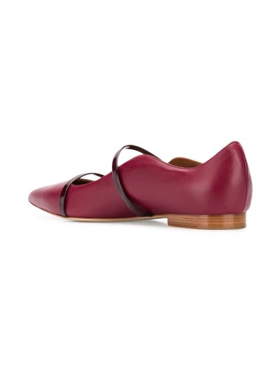 Shop Malone Souliers Maureen Ballet Flats In Red