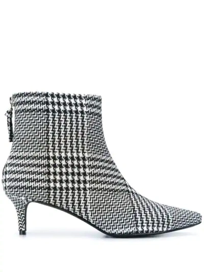 Shop Kendall + Kylie Glen Plaid Ankle Boots In White