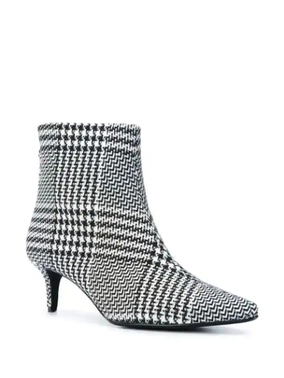 Shop Kendall + Kylie Glen Plaid Ankle Boots In White