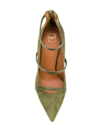 Shop Malone Souliers Robyn 85 Pumps In Green