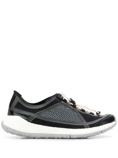 Shop Adidas By Stella Mccartney Pulseboost Hd Sneakers In Utility Black Smoked Pink