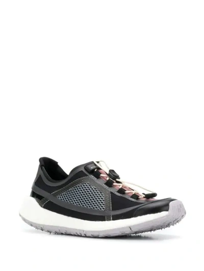 Shop Adidas By Stella Mccartney Pulseboost Hd Sneakers In Utility Black Smoked Pink
