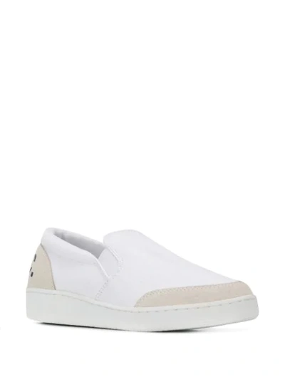 Shop Apc Slip On Joan Trainers In White