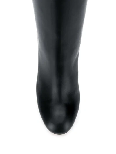Shop Aquazzura Eaton 85mm Boots In Black
