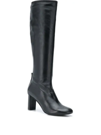 Shop Joseph Knee Length Boots In Black