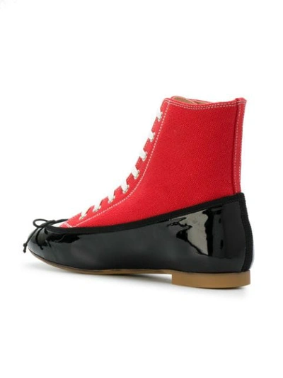 Shop Marco De Vincenzo Ballerina Sneakers - Red