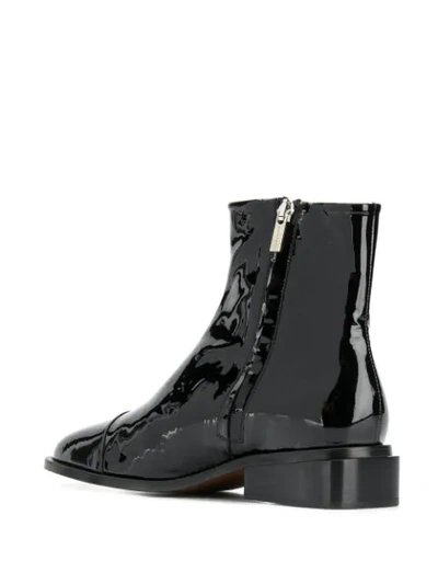 Shop Clergerie Patent Leather Ankle Boots In Black