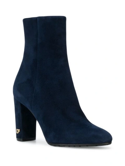 Shop Dsquared2 Almond Toe Ankle Boots - Blue
