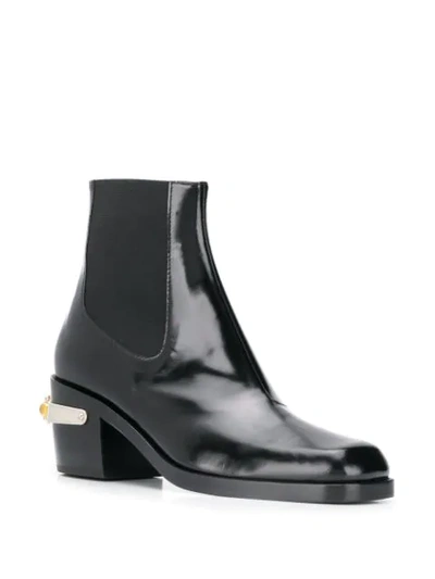 Shop Nodaleto Varnished Effect Boots In Black