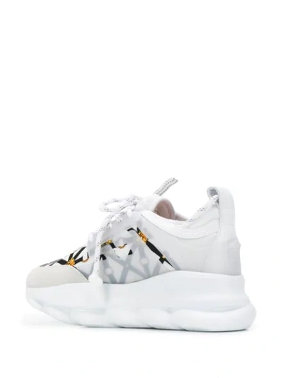 VERSACE CHAIN REACTION 2 SNEAKERS - 白色