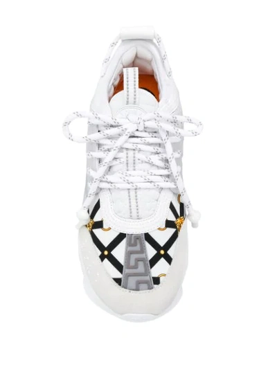 VERSACE CHAIN REACTION 2 SNEAKERS - 白色
