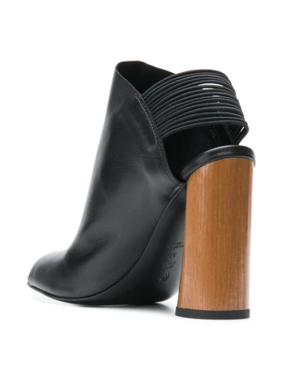 Shop 3.1 Phillip Lim / フィリップ リム 3.1 Phillip Lim Chunky Heel Open Toe Mules - Black