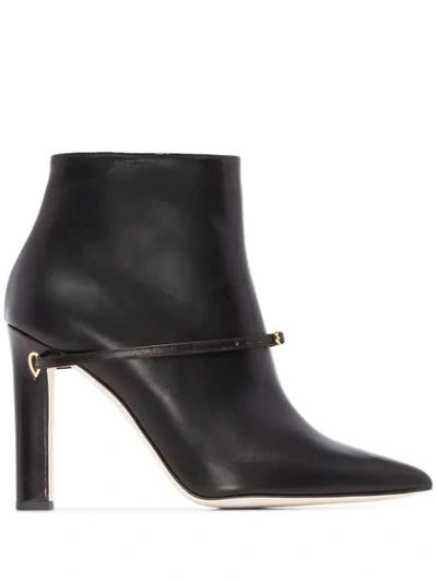 Shop Jennifer Chamandi Niccolo Ankle Boots In Black