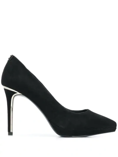 Shop Dkny High Heel Pumps In Blk Black