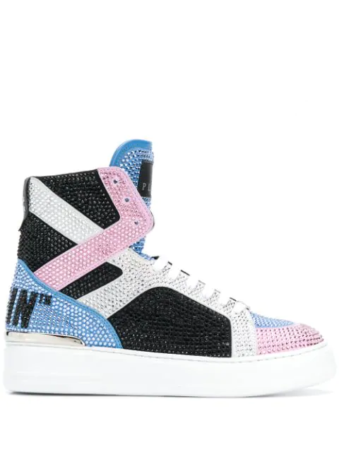 philipp plein pink sneakers